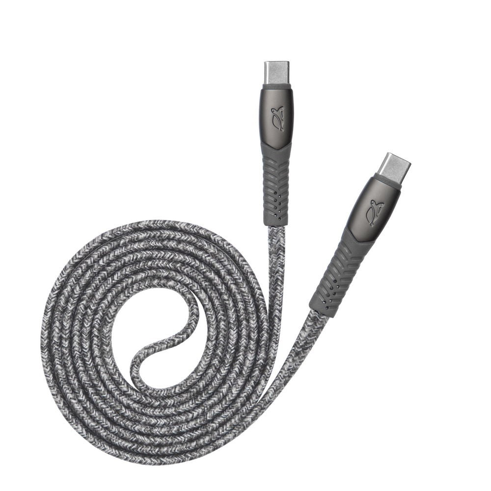 RIVACASE PS6105 GR12 Type-C / Type-C cable 1,2m grey