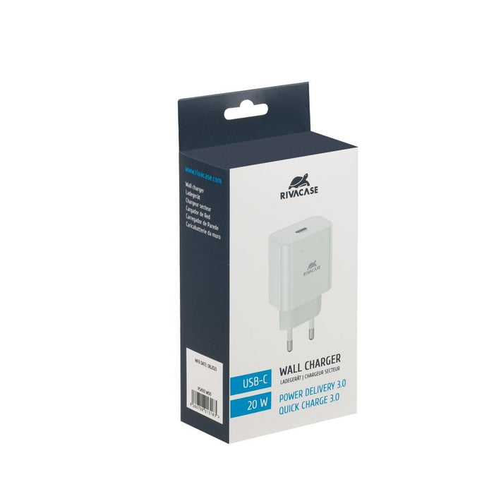 RIVACASE PS4101 W00 EU wall charger white 20W PD 3.0/ 1 USB-C