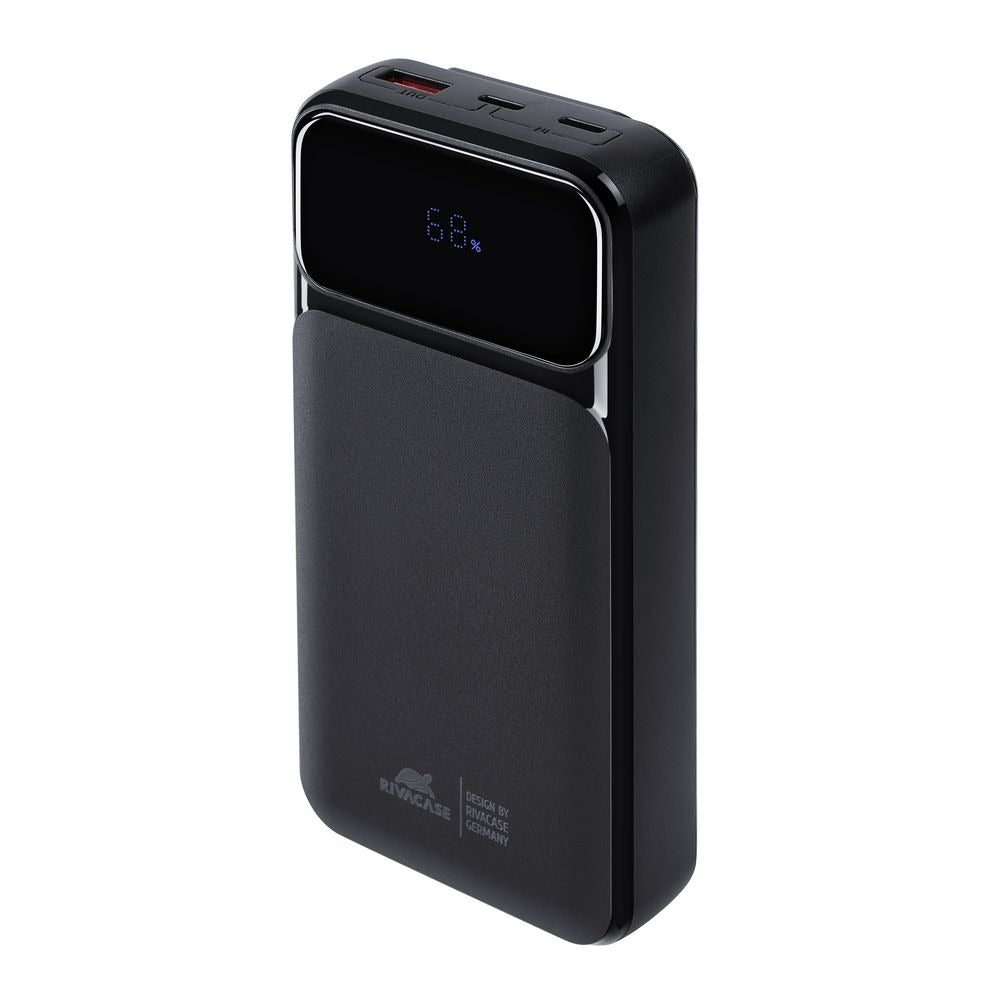 RIVACASE VA2221 (20000 mAh) black, QC/PD 3 built-in cables portable battery