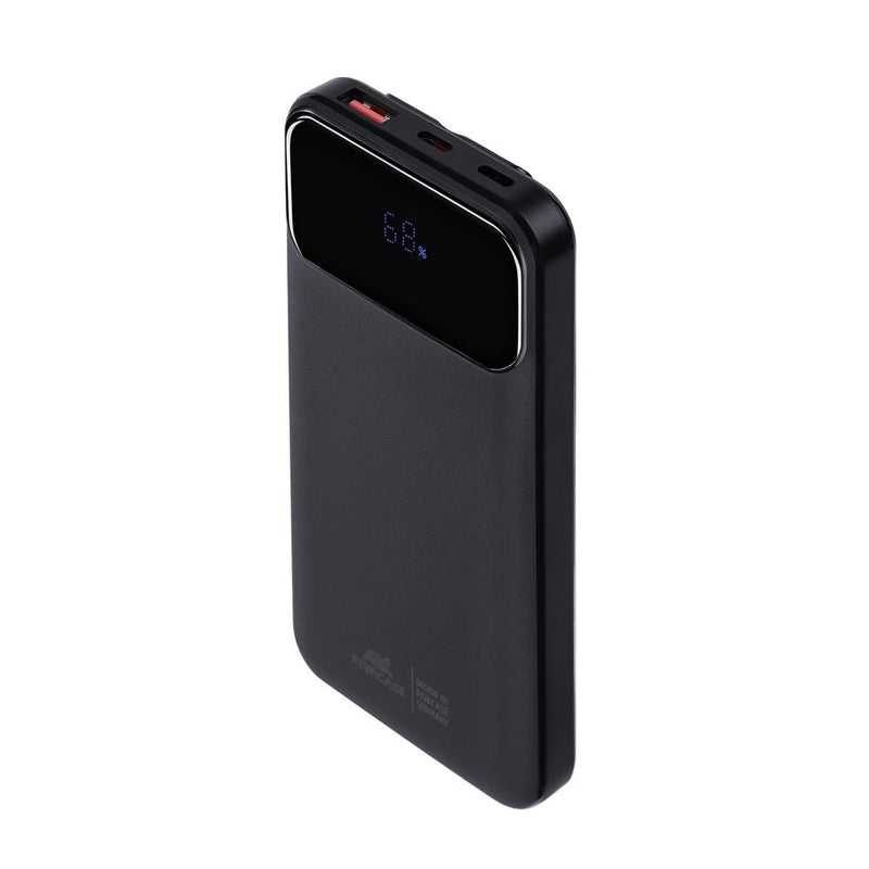 RIVACASE VA2211 (10000 mAh) black, QC/PD 3 built-in cables portable battery