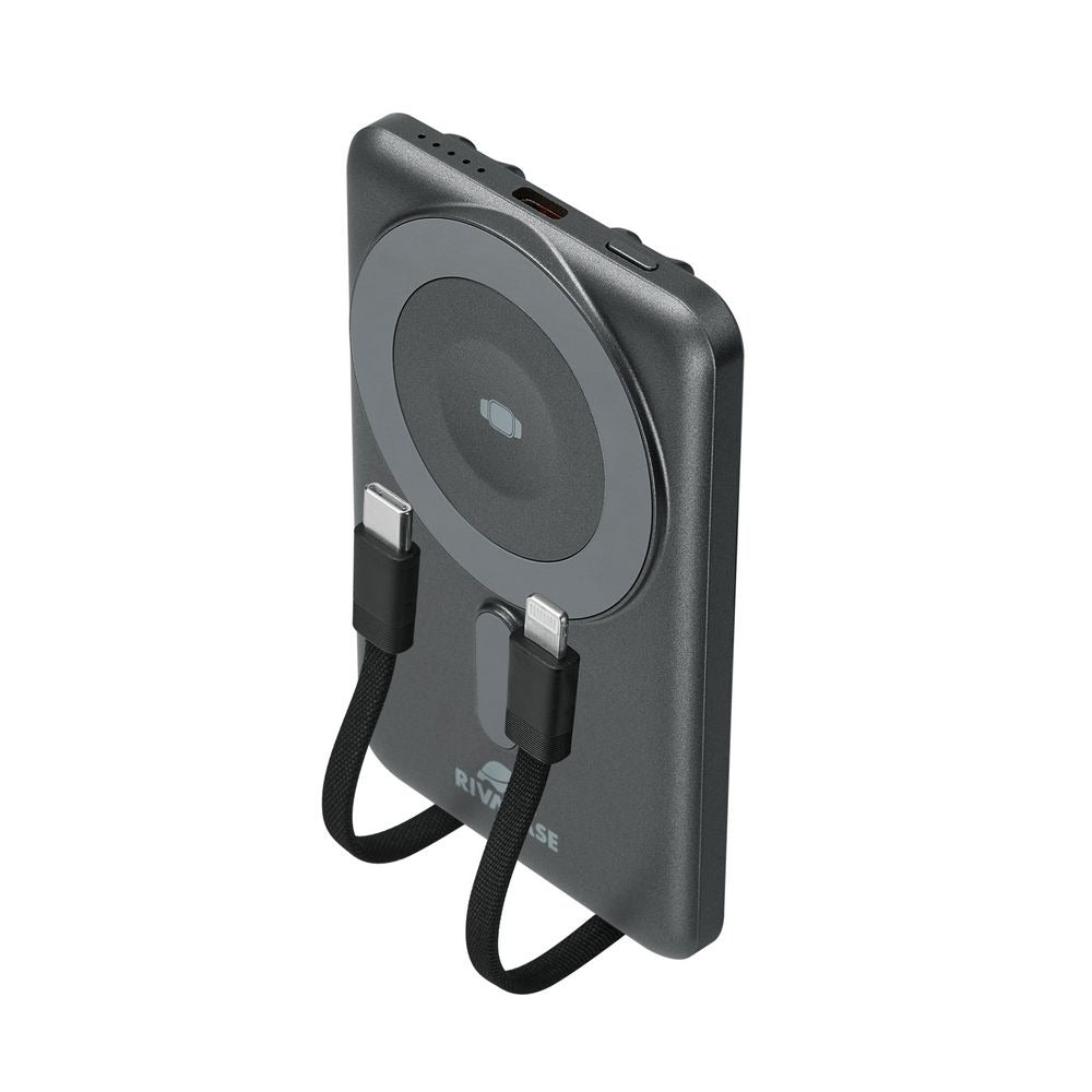 RIVACASE VA2607 (5000 mAh) Magsafe Qi WIRELESS 15W + QC/PD20W + iWatch charger power bank