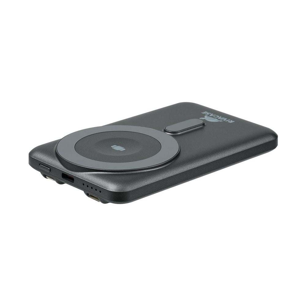 RIVACASE VA2607 (5000 mAh) Magsafe Qi WIRELESS 15W + QC/PD20W + iWatch charger power bank