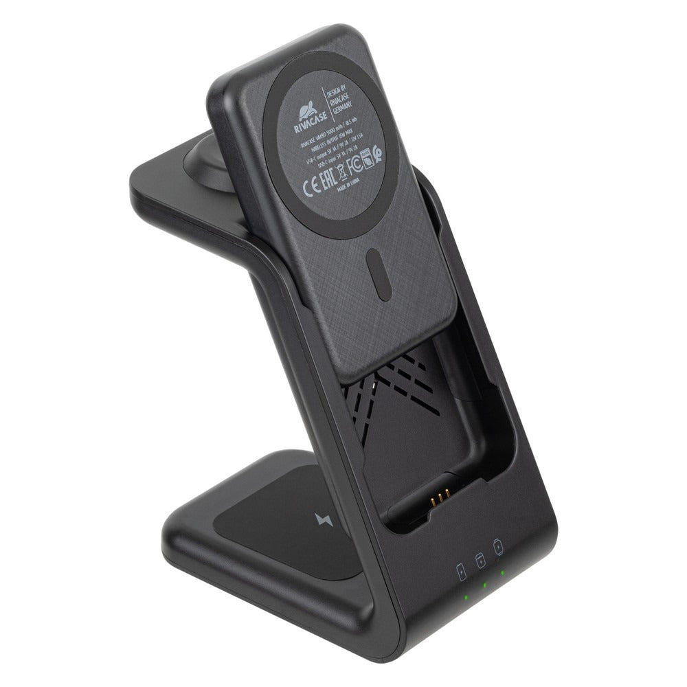 RIVACASE VA4917 Magsafe Qi WIRELESS 15W + QC/PD20W 5000 mAh 3-in-1 portable battery