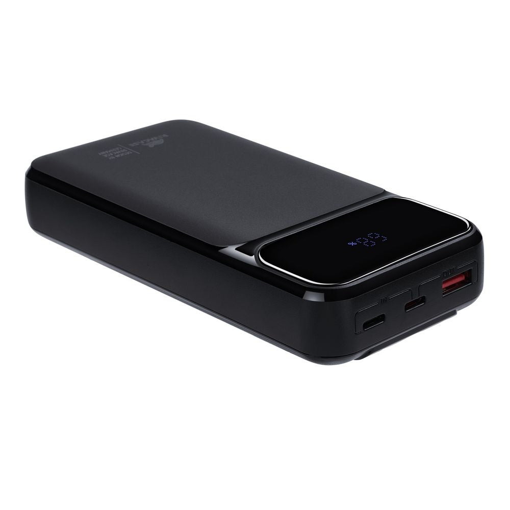 RIVACASE VA2221 (20000 mAh) black, QC/PD 3 built-in cables portable battery