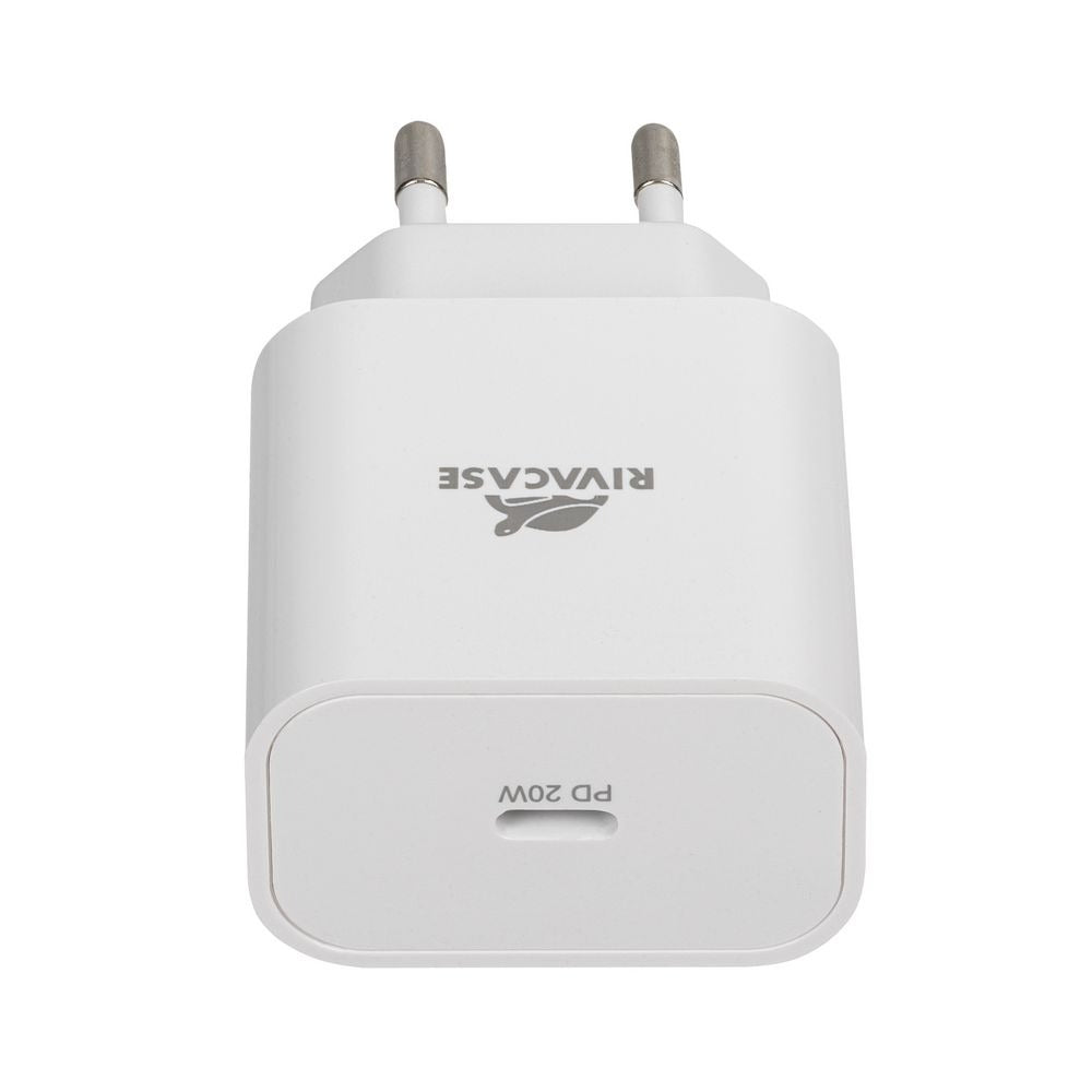 RIVACASE PS4101 WD4 EU wall charger white 20W PD 3.0/ 1 USB-C, with USB-C/USB-C cable