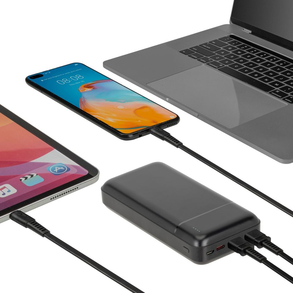 RIVACASE VA2102 (20000 mAh) black, QC/PD 22.5W portable battery