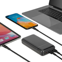 RIVACASE VA2102 (20000 mAh) black, QC/PD 22.5W portable battery