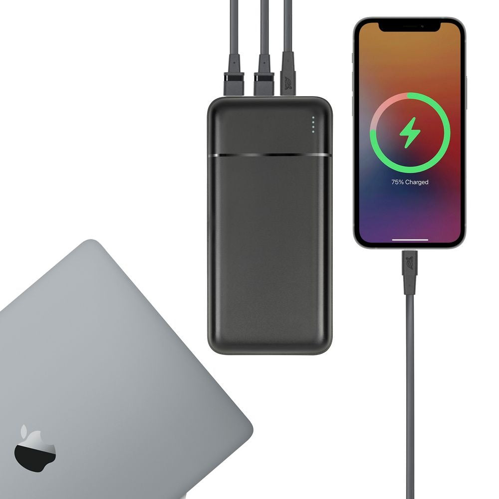 RIVACASE VA2102 (20000 mAh) black, QC/PD 22.5W portable battery