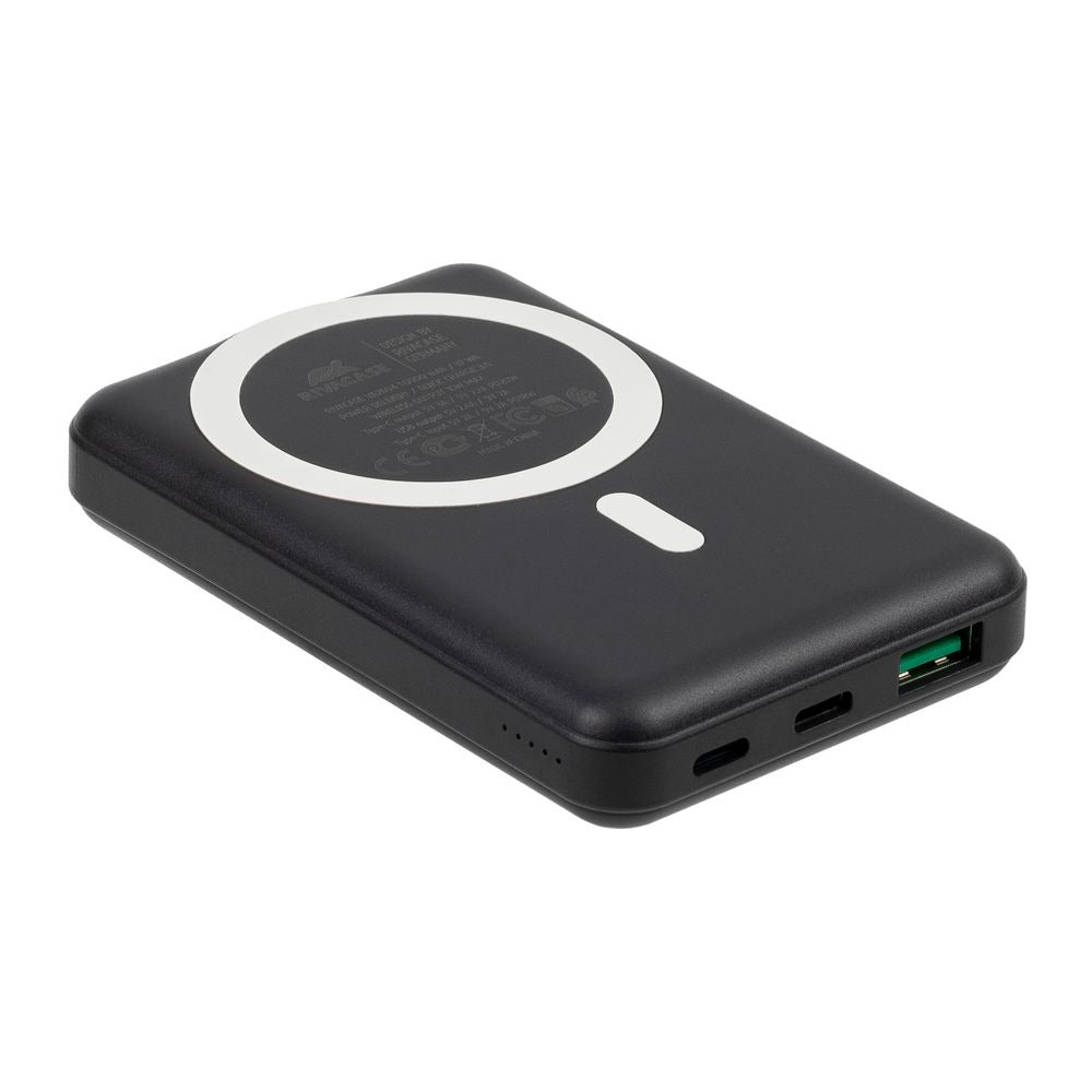 RIVACASE VA2604 (10000 mAh) Magsafe Qi WIRELESS 15W + QC/PD20W portable battery with stand