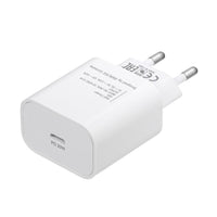 RIVACASE PS4101 WD4 EU wall charger white 20W PD 3.0/ 1 USB-C, with USB-C/USB-C cable