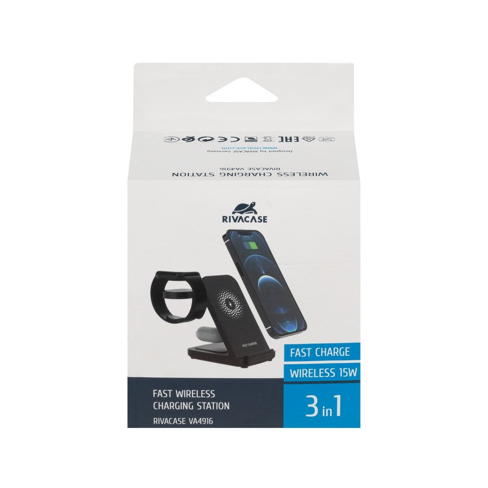 RIVACASE VA4916 WH3 wireless 3-in-1 charger