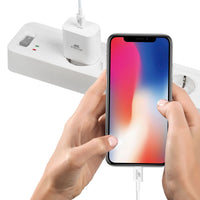 RIVACASE PS4101 WD4 EU wall charger white 20W PD 3.0/ 1 USB-C, with USB-C/USB-C cable