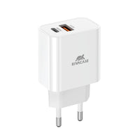 RIVACASE PS4102 W00 EU wall charger white PD20W + QC3.0, USB-A + USB-C