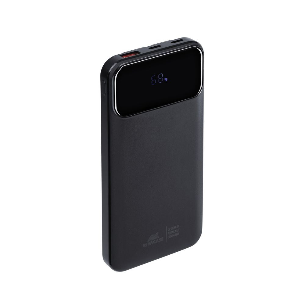 RIVACASE VA2211 (10000 mAh) black, QC/PD 3 built-in cables portable battery