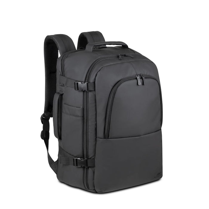RIVACASE TEGEL-ECO 8465 black Coated ECO Travel Laptop Backpack 17.3”