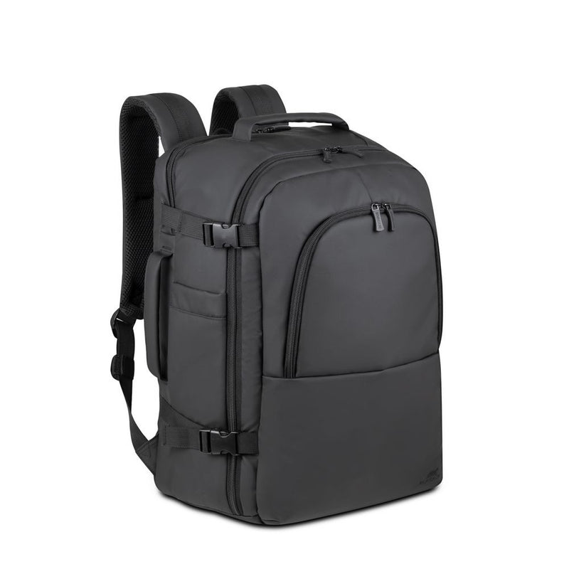 RIVACASE TEGEL-ECO 8465 black Coated ECO Travel Laptop Backpack 17.3”