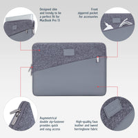 RIVACASE EGMONT 7903 grey MacBook Pro and Ultrabook sleeve 13.3"