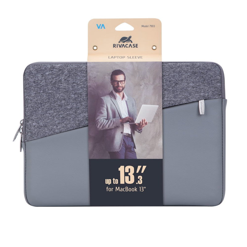RIVACASE EGMONT 7903 grey MacBook Pro and Ultrabook sleeve 13.3"