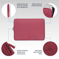 RIVACASE SUZUKA-ECO 7703 red ECO Laptop sleeve 13.3"
