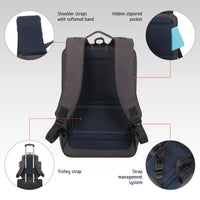 RIVACASE SUZUKA-ECO 7765 black ECO Laptop backpack 16"