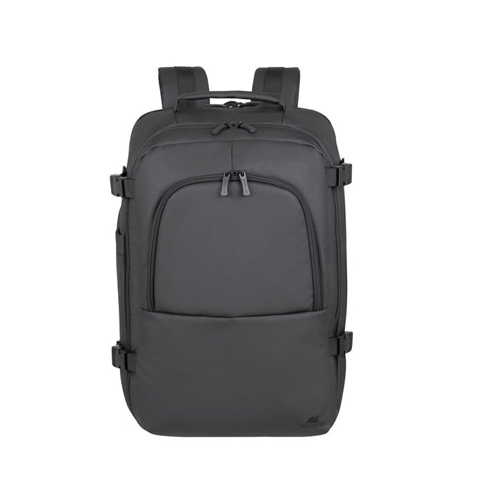RIVACASE TEGEL-ECO 8465 black Coated ECO Travel Laptop Backpack 17.3”