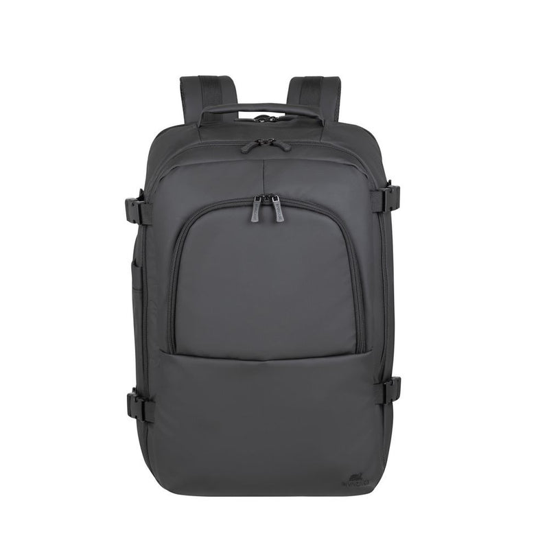RIVACASE TEGEL-ECO 8465 black Coated ECO Travel Laptop Backpack 17.3”