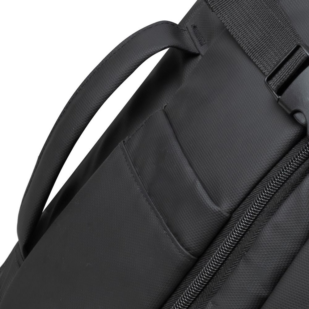 RIVACASE TEGEL-ECO 8465 black Coated ECO Travel Laptop Backpack 17.3”