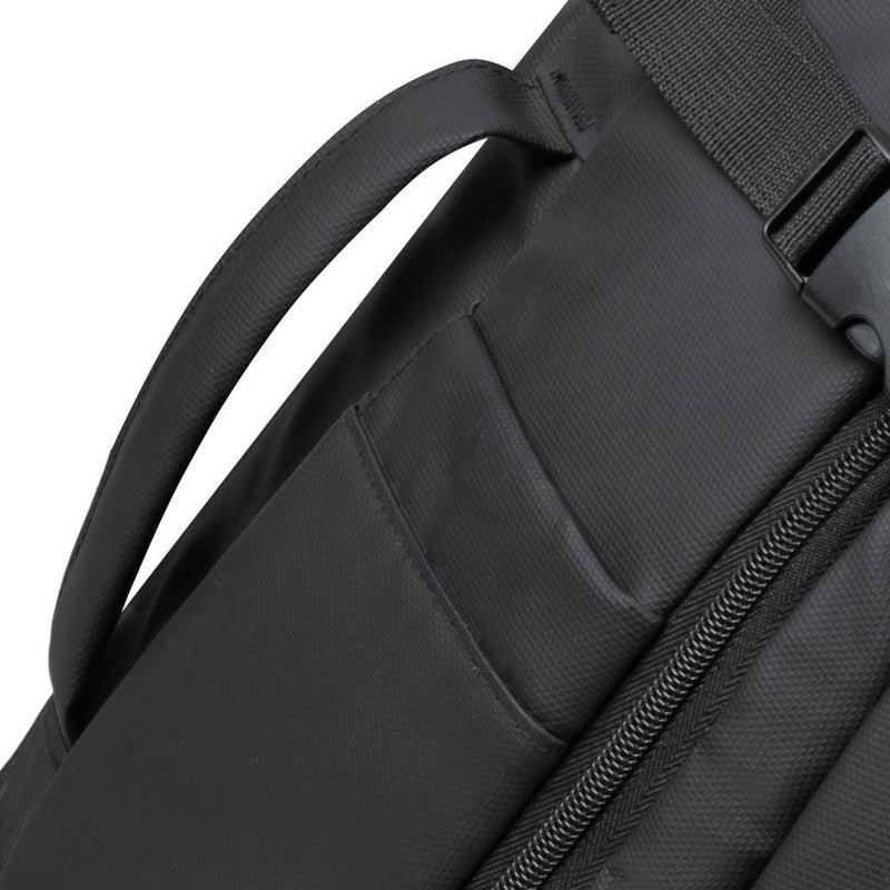 RIVACASE TEGEL-ECO 8465 black Coated ECO Travel Laptop Backpack 17.3”