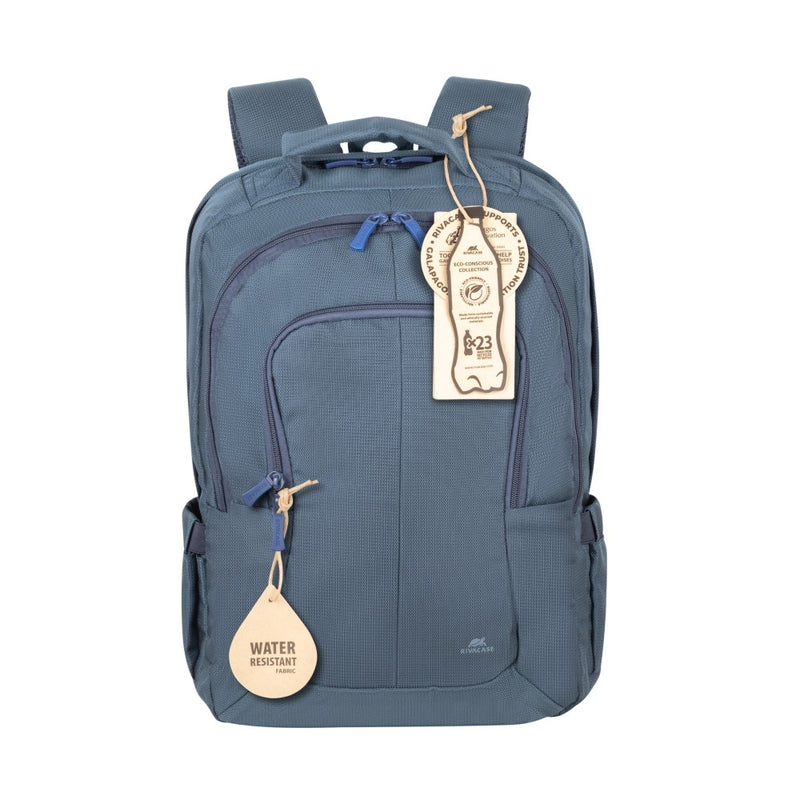 RIVACASE TEGEL-ECO 8460 dark blue ECO Bulker Laptop Backpack 17.3”