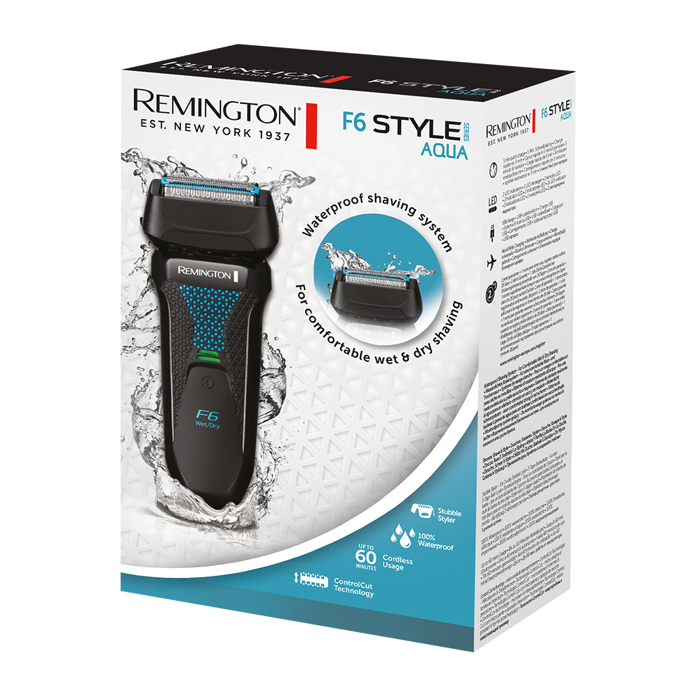 Remington F6000 F6 Style Series Aqua Foil Shaver