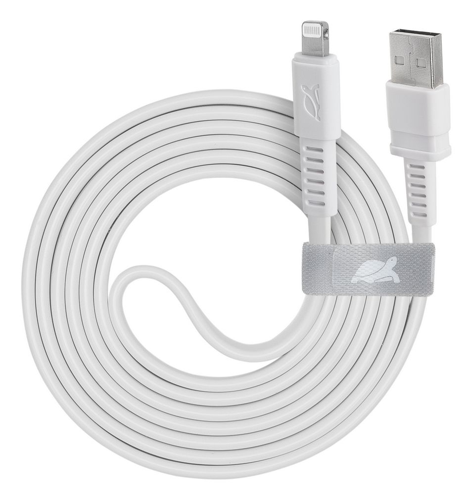 RIVACASE PS6008 WT12 USB-A / Lightning cable 1,2m white