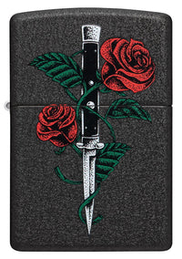 Rose Dagger Tattoo Design - 49778