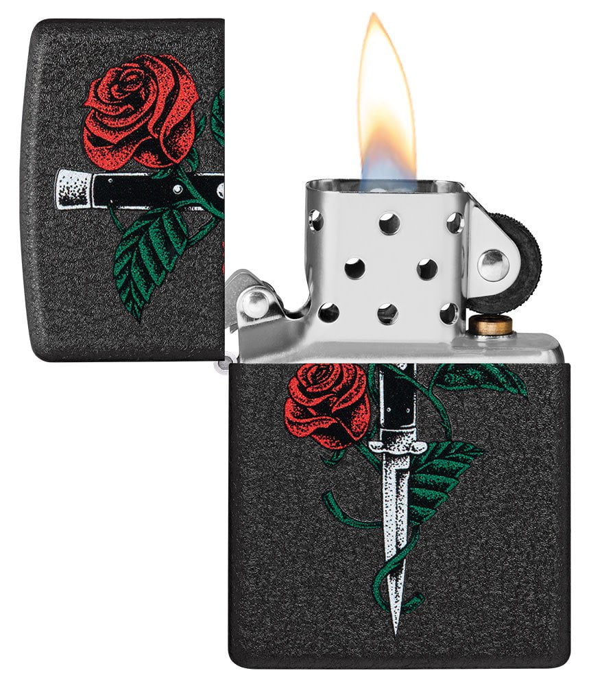 Rose Dagger Tattoo Design - 49778
