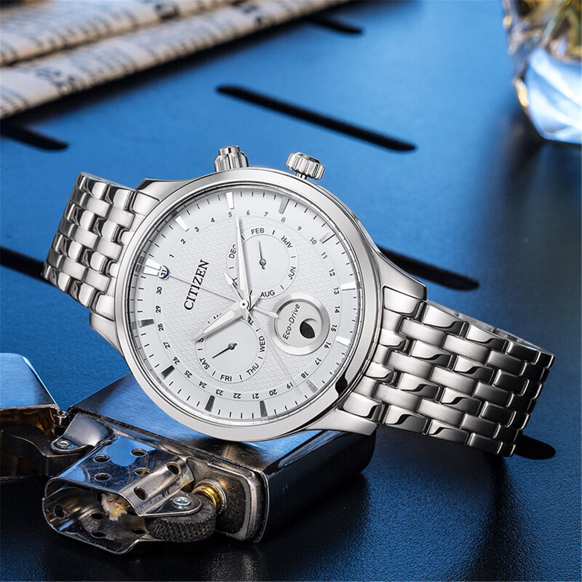 CITIZEN AP1050-56A Eco-Drive Multi Function Moonphase – GC Shop Egypt