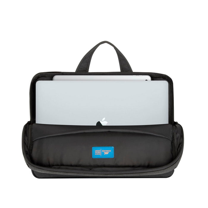 RivaCase 7520 black Canvas Laptop bag 13.3-14
