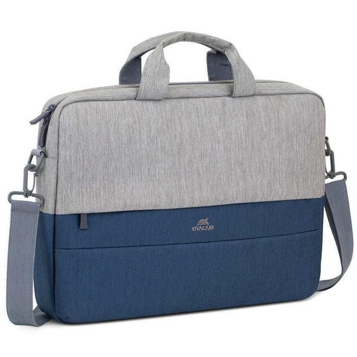 RivaCase 7532 grey/dark blue anti-theft Laptop bag 15.6