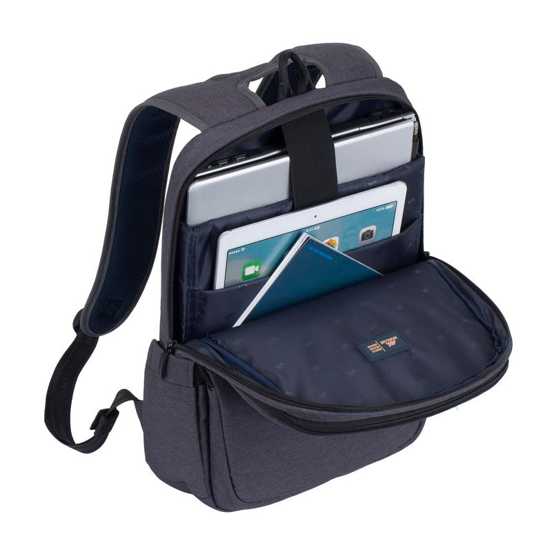 RivaCase 7760 Black Laptop backpack 15.6