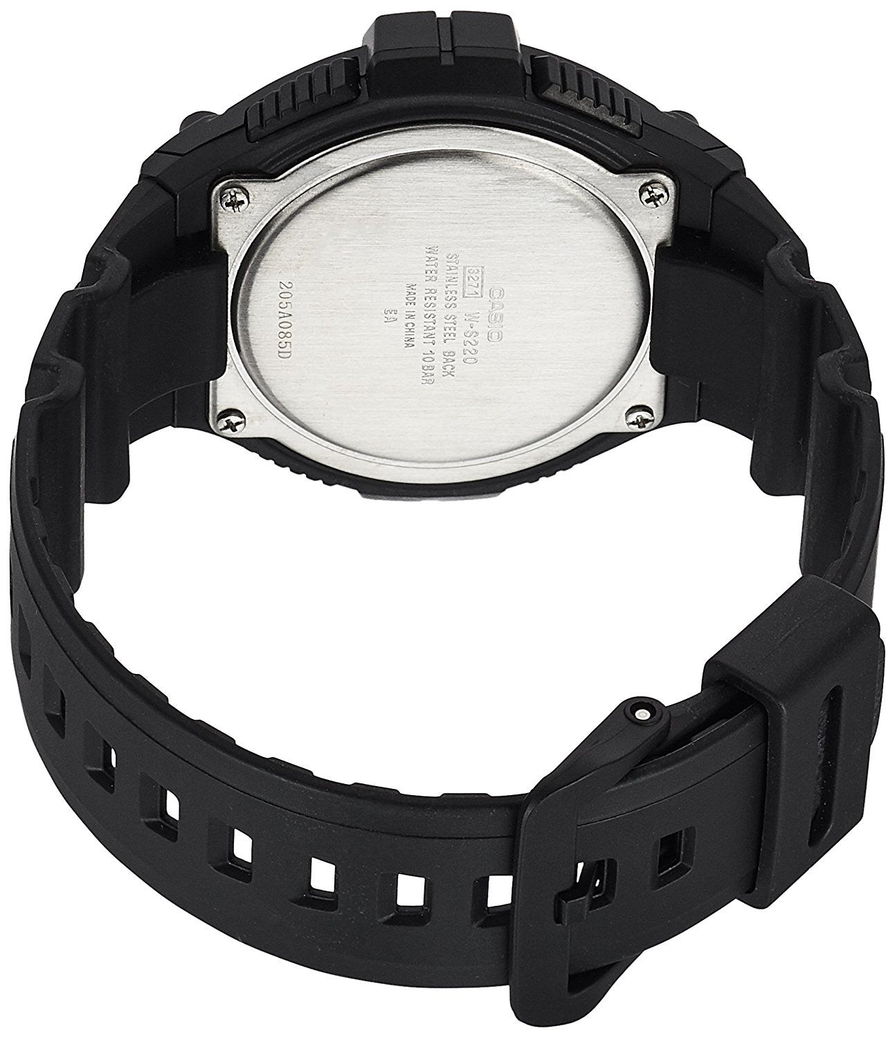 Casio stainless steel back water resistant sale 10 bar