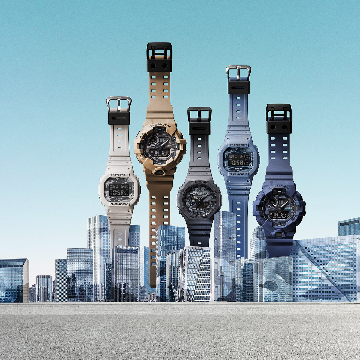 G-SHOCK GA-2100CA-8ADR Octagonal Bezel