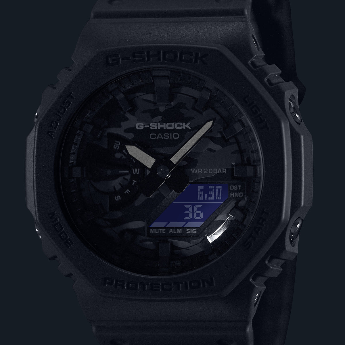 G-SHOCK GA-2100CA-8ADR Octagonal Bezel