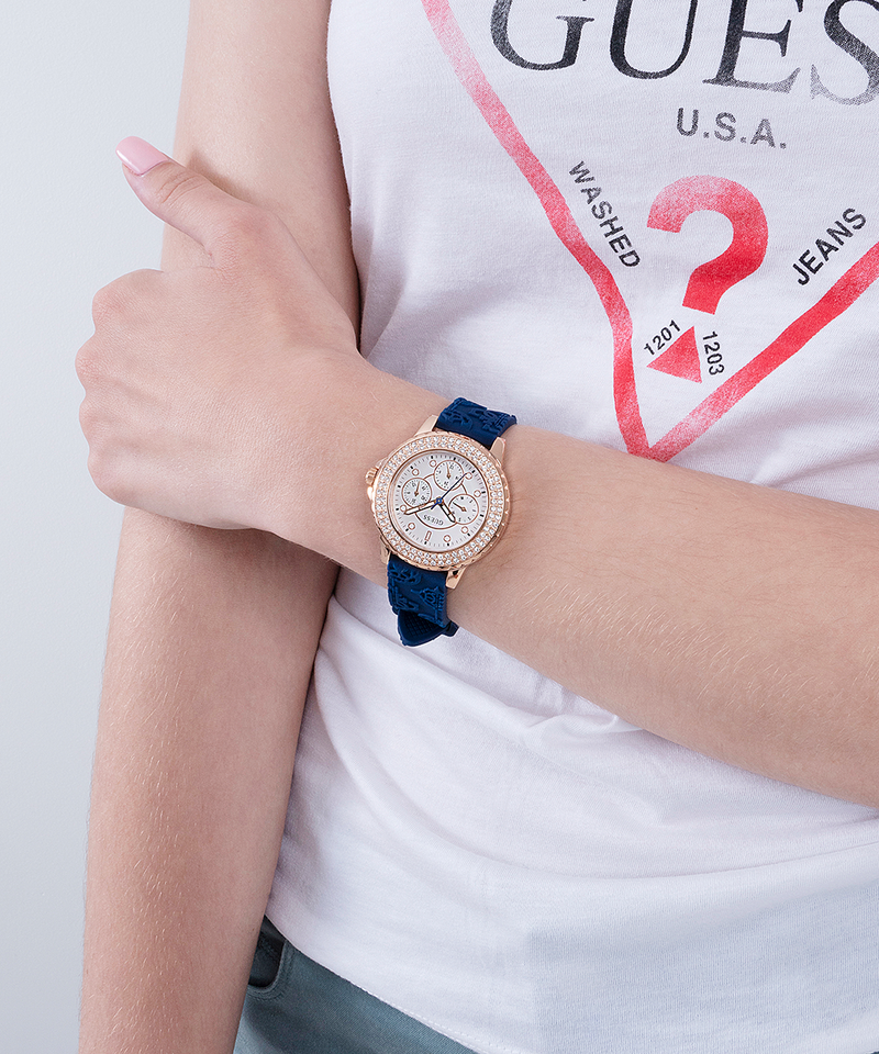 Guess washed jeans watch hot sale