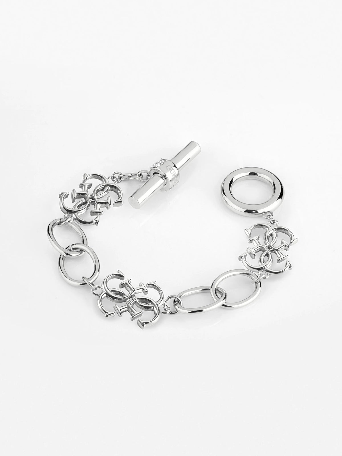 4G Status Silver-Tone Bracelet