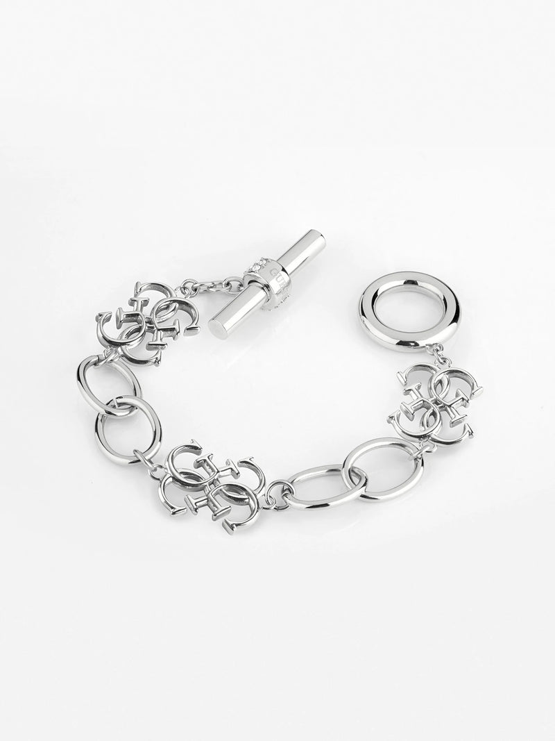 4G Status Silver-Tone Bracelet