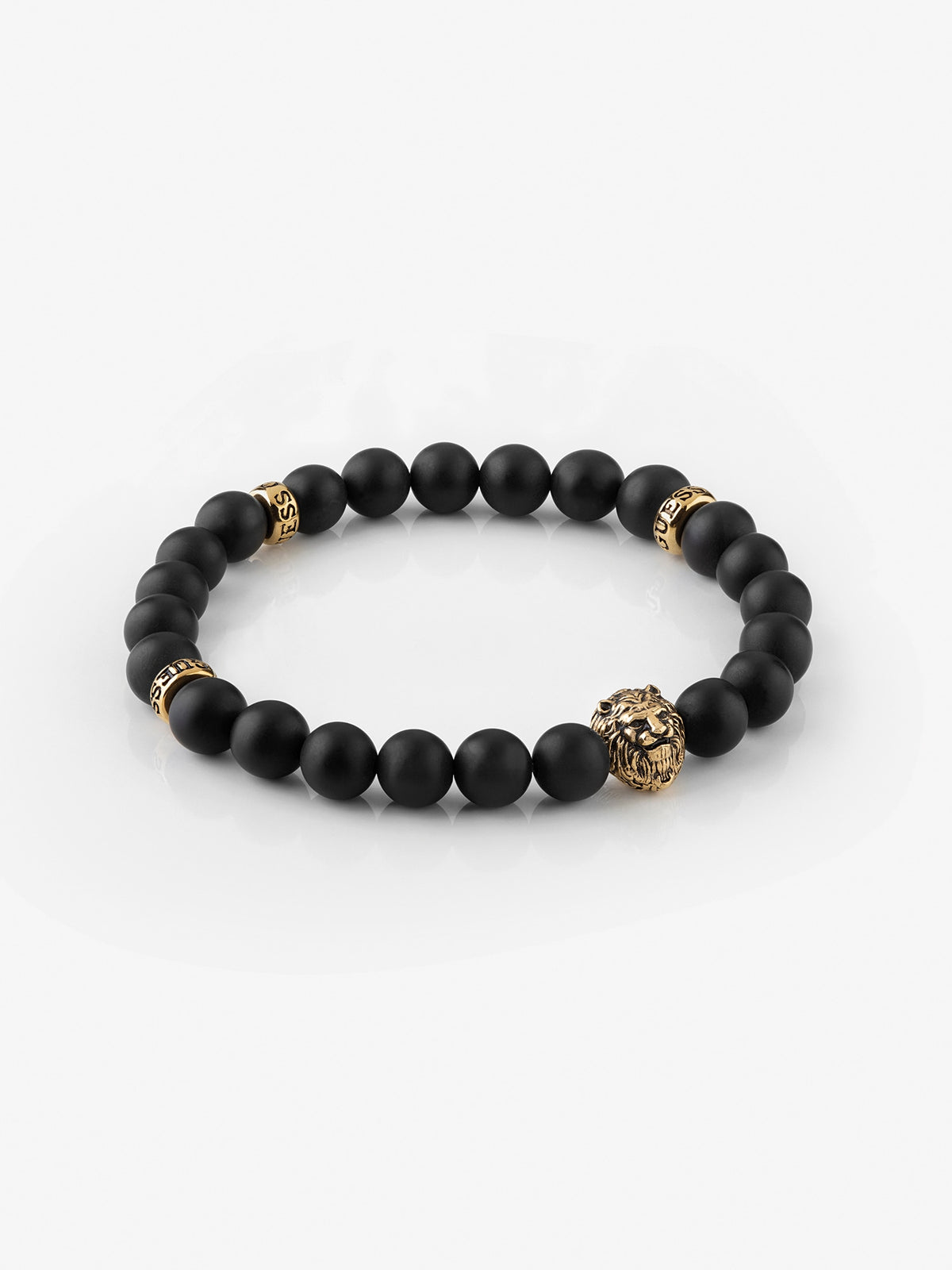 BLACK BEADS Lion King Gold Bracelet