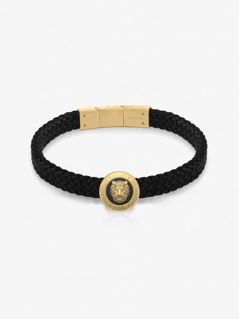 LION COIN 14mm Lion King Gold Bracelet