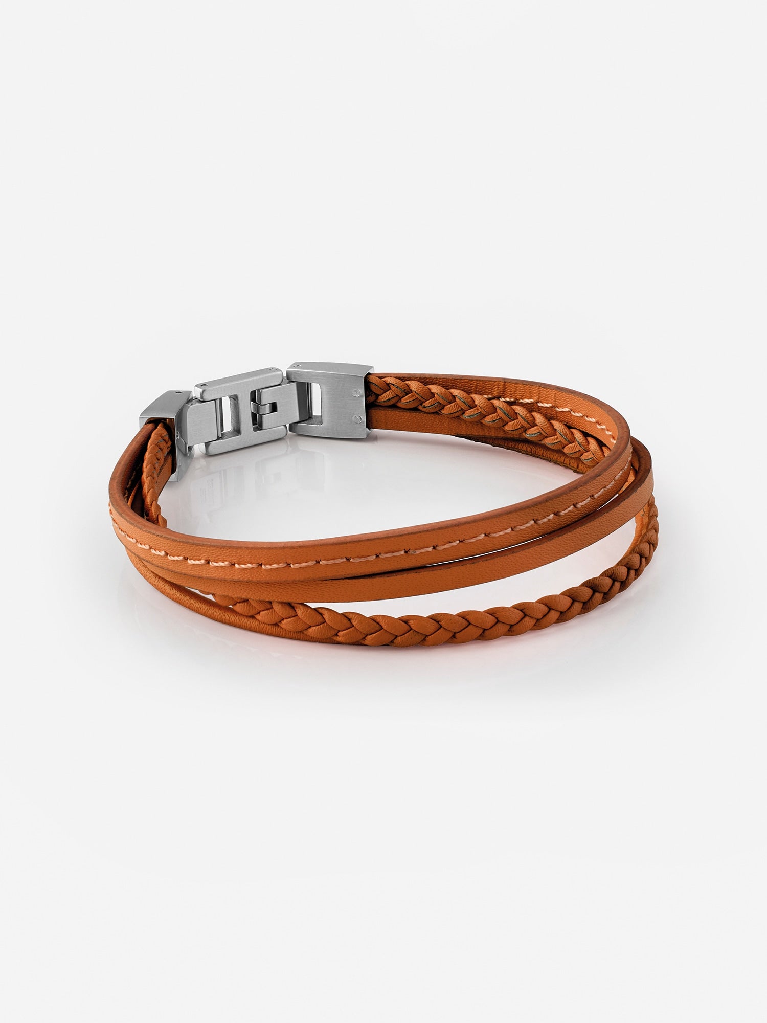 Buy ZIVOM Braided Black Leather Wrist Band Multi Strand Bracelet Men Online  at Best Prices in India  JioMart
