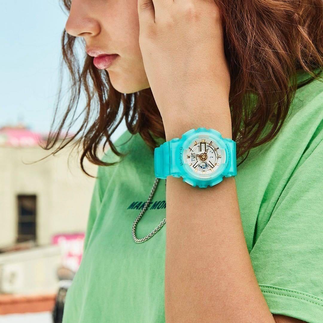 Turquoise 110sc 2a Baby G Sea Glass CASIO BABY-G BA-110SC-2AJF