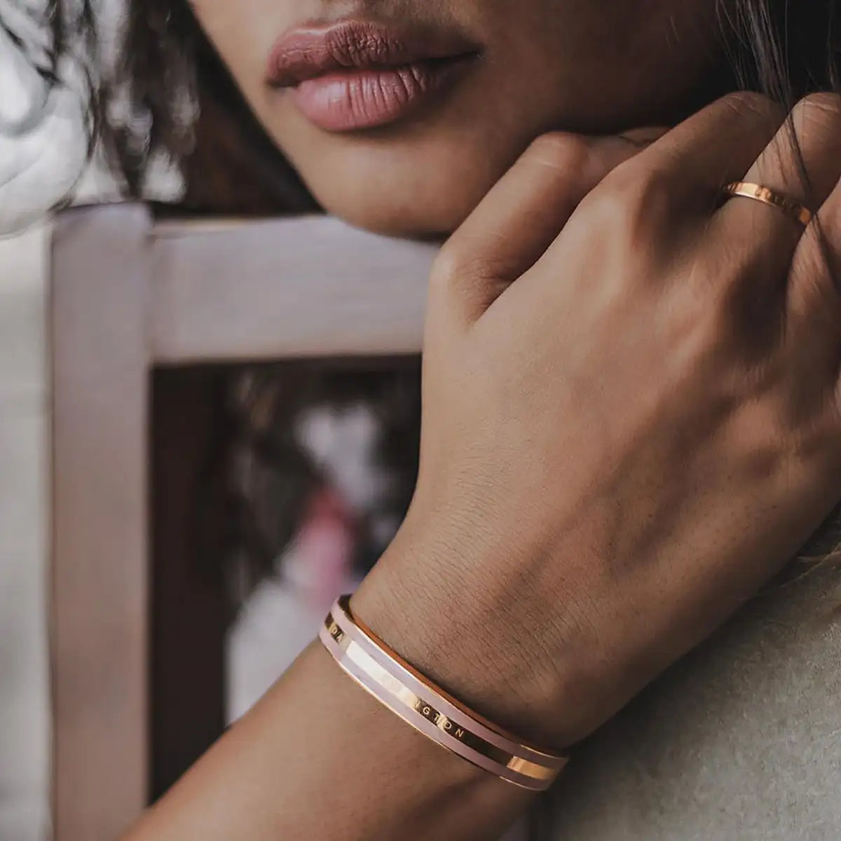 Emalie Bracelet Dusty Rose