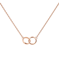 Elan Unity Necklace Rose Gold