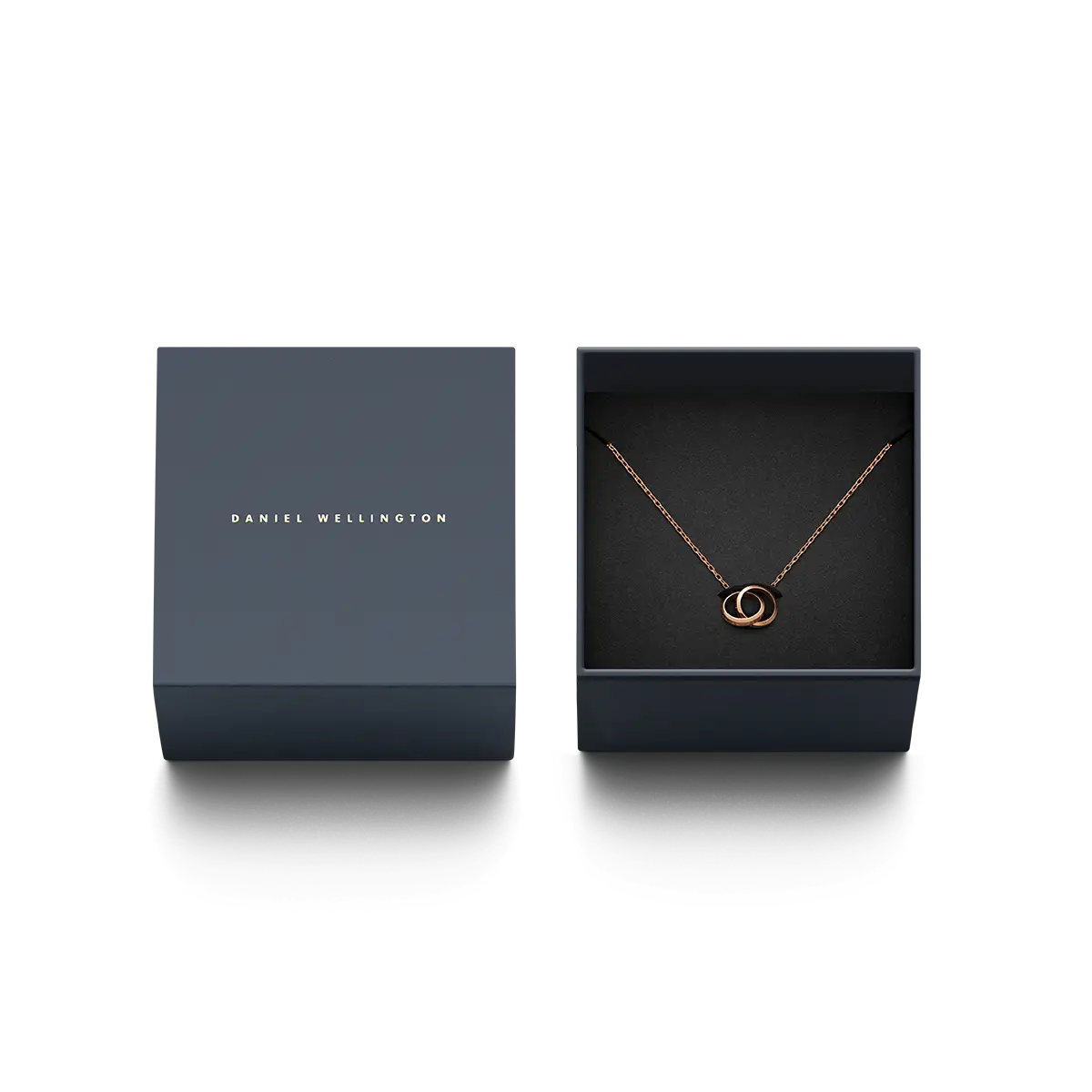 Elan Unity Necklace Rose Gold